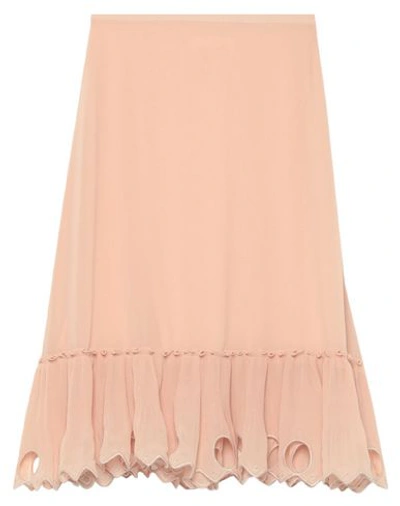 See By Chloé Midi Skirts In Pink