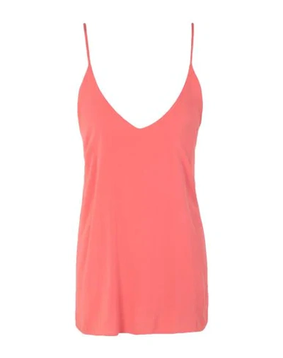 American Vintage Top In Coral