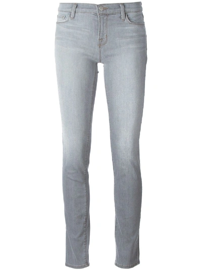 J Brand Skinny Fit Jeans In Grey