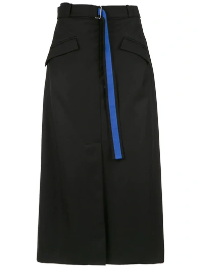 Alcaçuz Lise Midi Skirt In Black