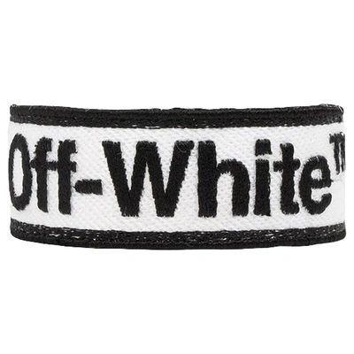 Pre-owned Off-white Knot Bracelet White/black
