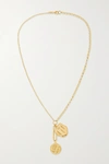FOUNDRAE WHOLENESS AND PAX 18-KARAT GOLD DIAMOND NECKLACE