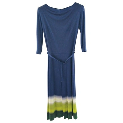 Pre-owned Prada Mid-length Dress In Blue
