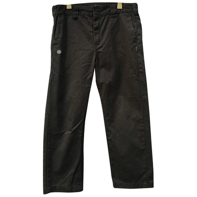 Pre-owned Neighborhood Brown Cotton Trousers