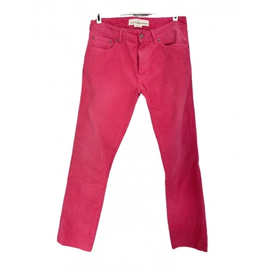 Pre-owned Golden Goose Pink Cotton Jeans