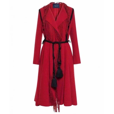 Pre-owned Lanvin Red Wool Coat