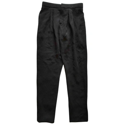 Pre-owned Chloé Carot Pants In Black