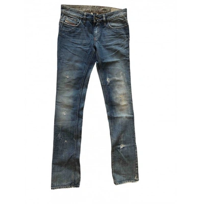 Pre-owned Diesel Straight Jeans In Blue