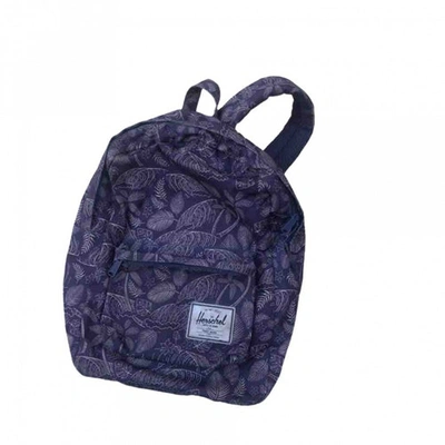 Pre-owned Herschel Blue Cotton Backpack