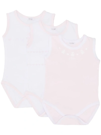 Le Bebé Enfant Babies' Set Of Three Bodies In White