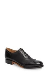 The Office Of Angela Scott Mr. Evans Wing-tip Oxfords In Black On Black