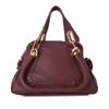 CHLOÉ SMALL PARATY LEATHER SATCHEL,C4D7CF06-3758-2052-F076-751D53BF1E0C