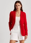 LAUREN RALPH LAUREN TUBULAR-TRIM BLAZER,0043194059