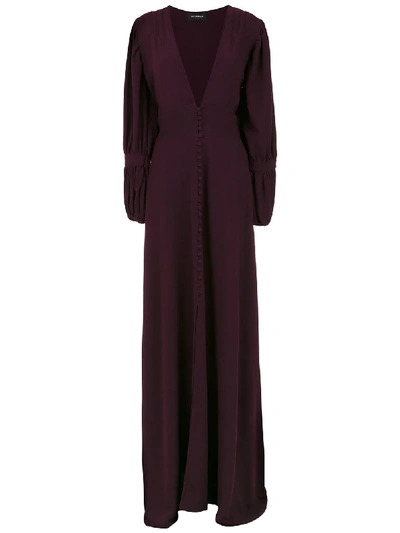 Olympiah Imperio Long Dress In Red