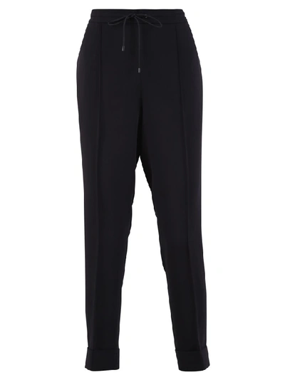Kenzo Cropped Trousers In Black
