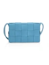 Bottega Veneta The Cassette Leather Crossbody Bag In Linoleum