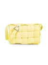 Bottega Veneta The Cassette Padded Leather Crossbody Bag In Sherbert