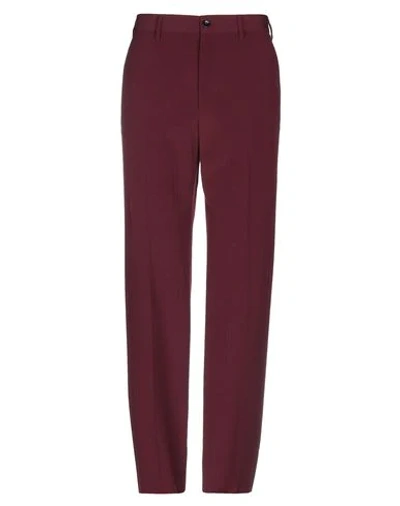 Gucci Casual Pants In Maroon