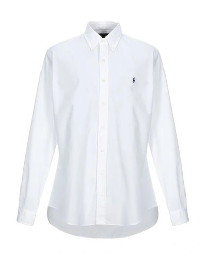 Polo Ralph Lauren Solid Color Shirt In White