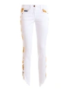 VERSACE JEANS COUTURE PATTERNED BANDS JEANS