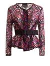 EMPORIO ARMANI SEE-THROUGH EMBROIDERED JACKET