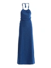 MC2 SAINT BARTH JUSTINE BLUE LUREX DRESS