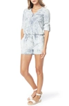 Joe's The Drawstring Romper In Hickory Stripe