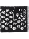 ALEXANDER MCQUEEN SKULL JACQUARD-WOVEN SCARF