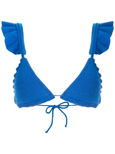 Clube Bossa Laven Bikini Top In Blue