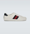 GUCCI Ace leather sneakers,P00491642