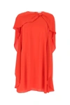 RED VALENTINO REDVALENTINO CAPE MINI DRESS