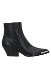 Sergio Rossi Ankle Boots In Black