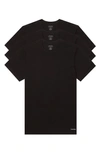 Calvin Klein Cotton Classic T-shirt 3-pack In Black