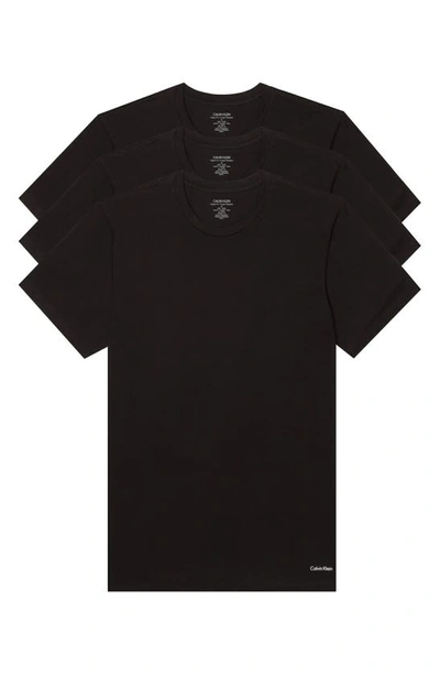 Calvin Klein Cotton Classic T-shirt 3-pack In Black