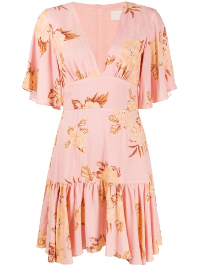 Keepsake The Label Forever Floral Print Dress In Pink