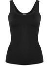 Hanro Touch Feeling Black Stretch-jersey Tank