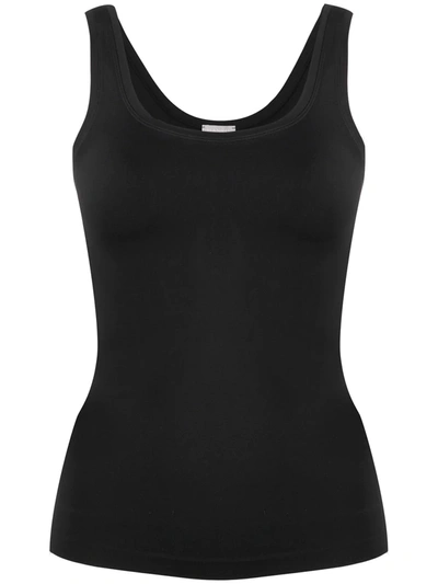 Hanro Touch Feeling Black Stretch-jersey Tank