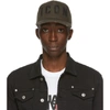 DSQUARED2 DSQUARED2 GREEN AND BLACK ICON BASEBALL CAP
