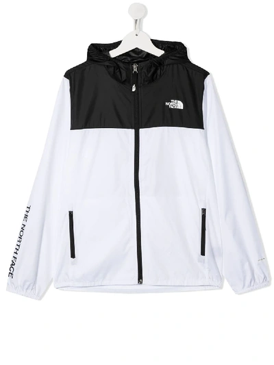 The North Face Teen Logo Hoodie In White
