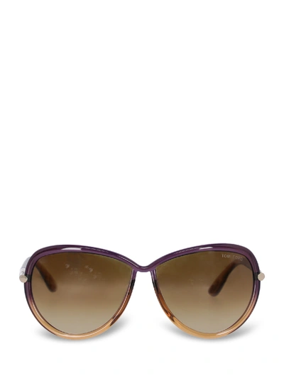 Pre-owned Tom Ford Squared In Brown, Purple