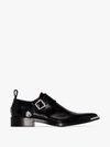PACO RABANNE BLACK WESTERN LEATHER LOAFERS,20EHH0043CLF03415326527