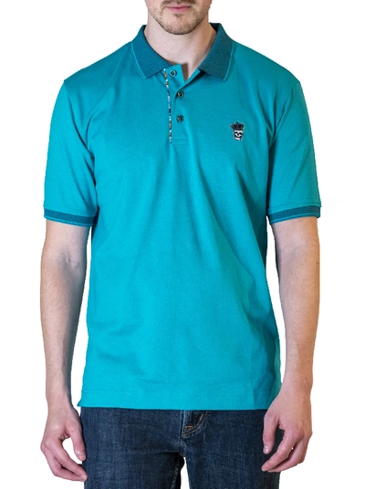 Robert Graham Lucifer Polo In Jade Green