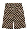 BURBERRY TAILORED CHECK SHORTS,15512141