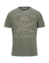 Mc2 Saint Barth T-shirt In Military Green