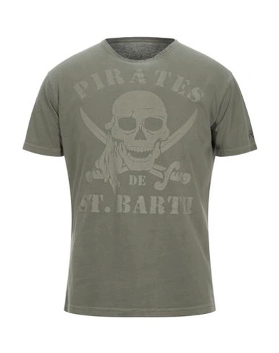 Mc2 Saint Barth T-shirt In Military Green