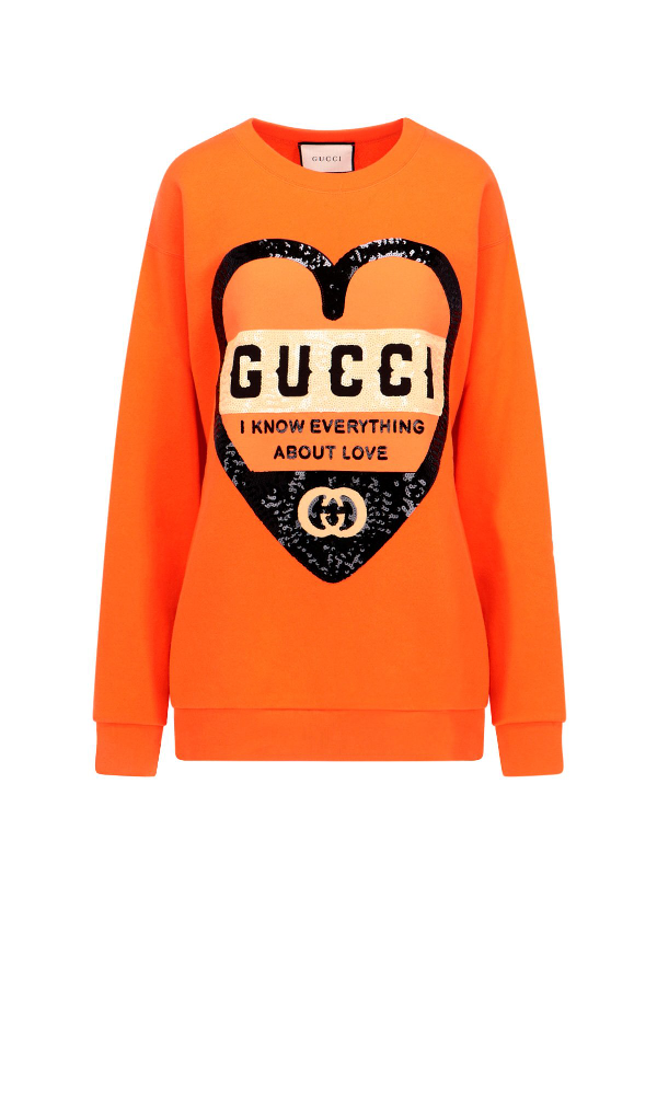gucci orange sweater