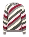 Jw Anderson Chunky Stripe Jumper In Light Yellow