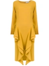 Olympiah Chipre Midi Dress In Yellow
