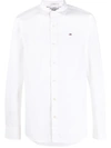 Tommy Jeans Long Sleeved Shirt In White