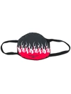 Vision Of Super Double Flame Face Mask In Black